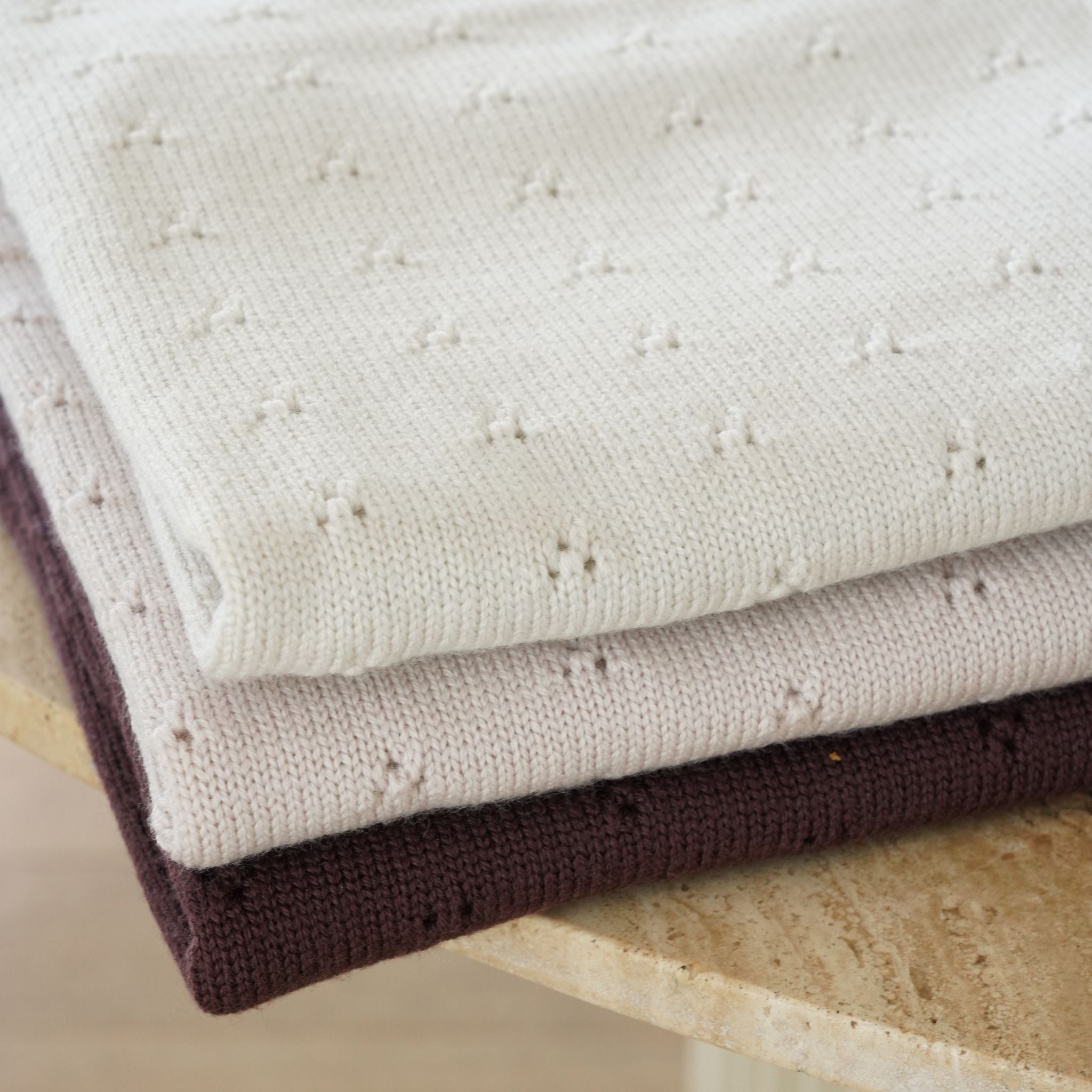 Kuscheldecke Ida in rosewood