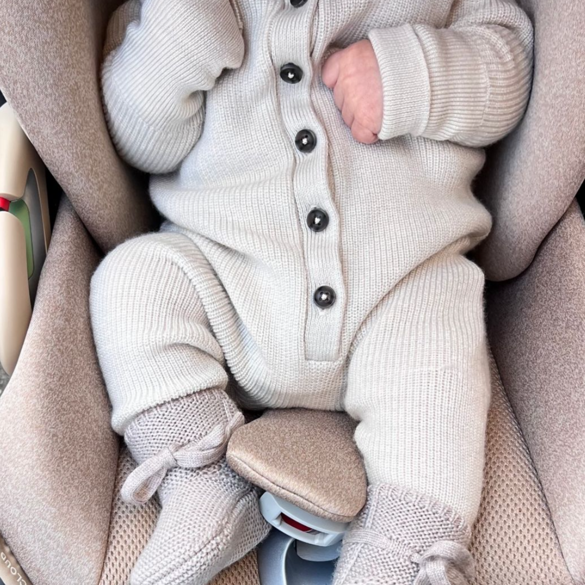 Strampler Thea in creme