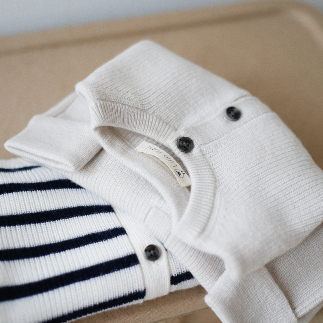 Strampler "Thea" in creme