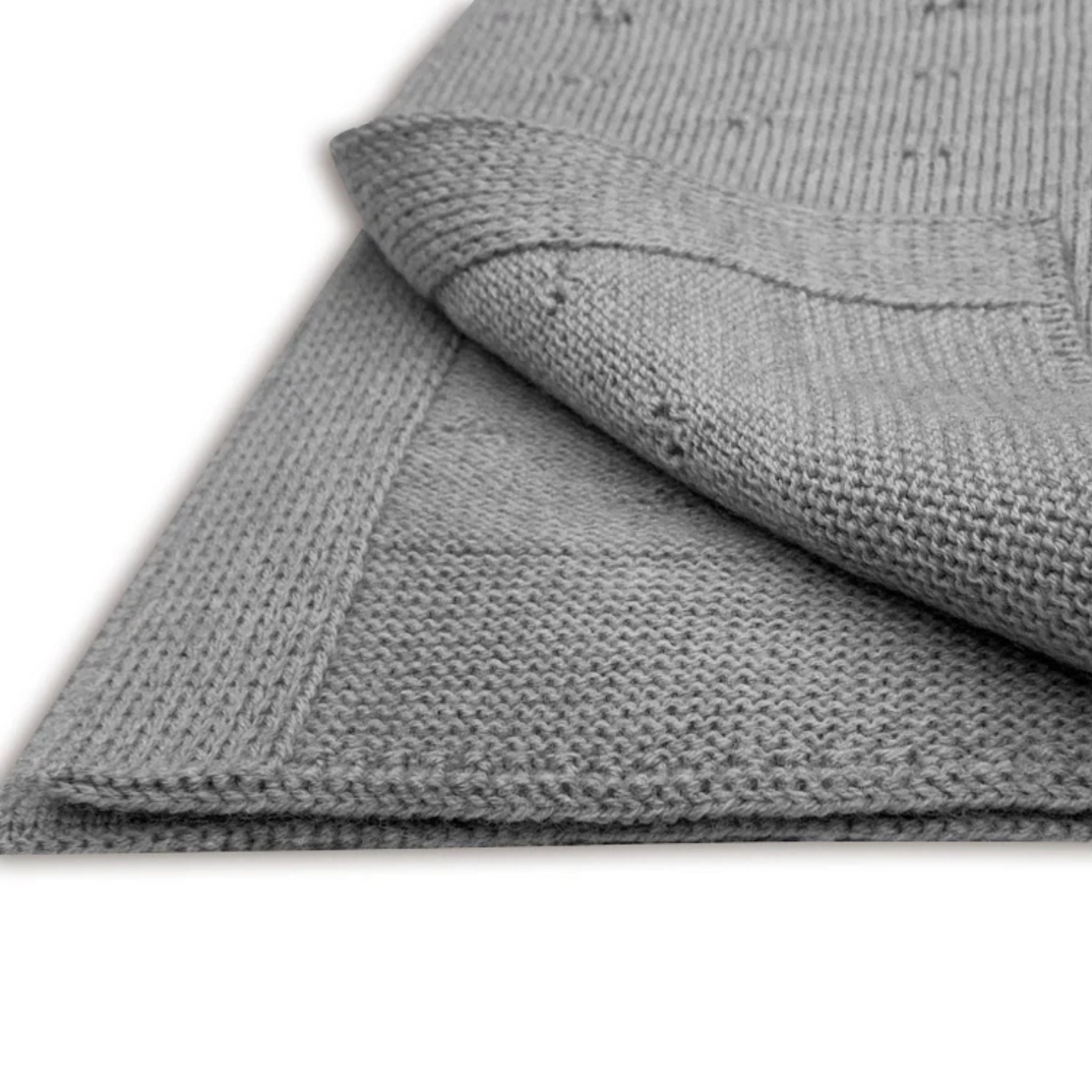 Kuscheldecke Ida in grau melange