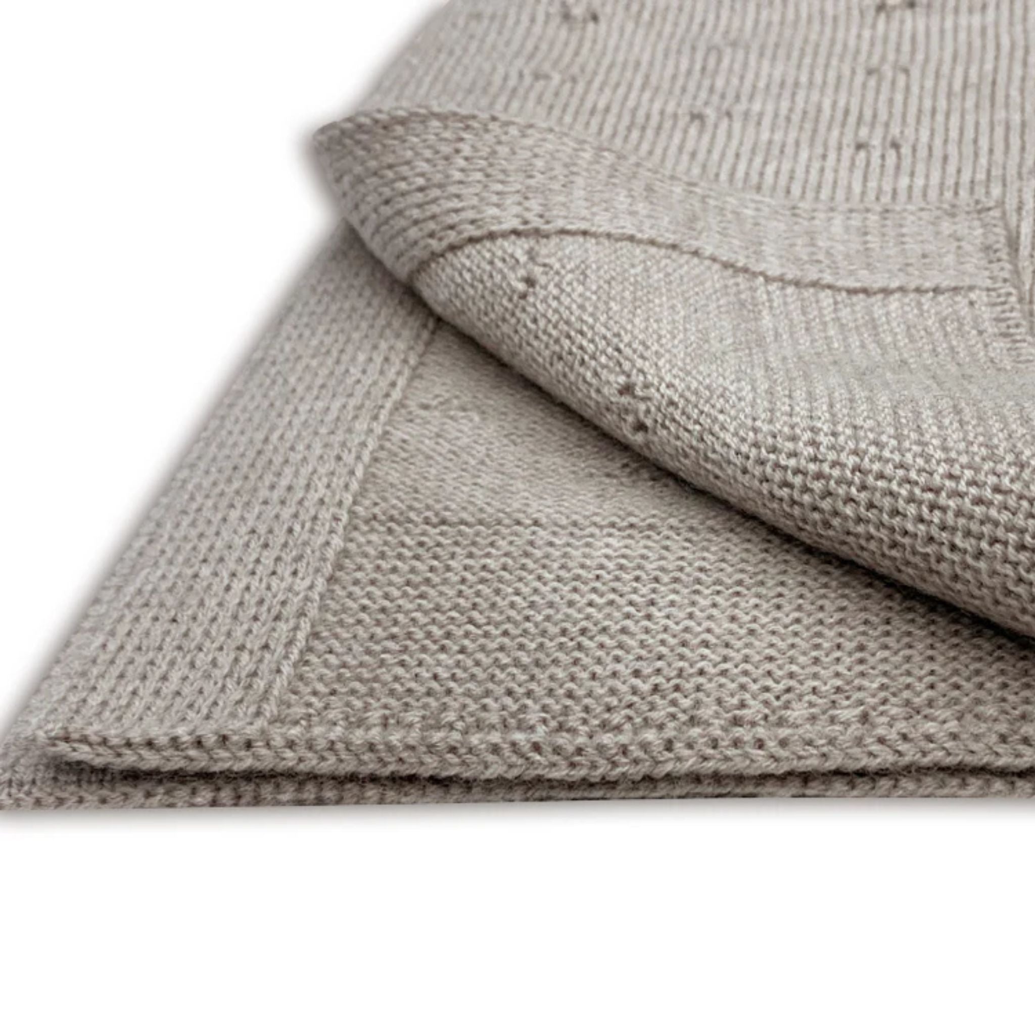 Kuscheldecke Ida in camel melange