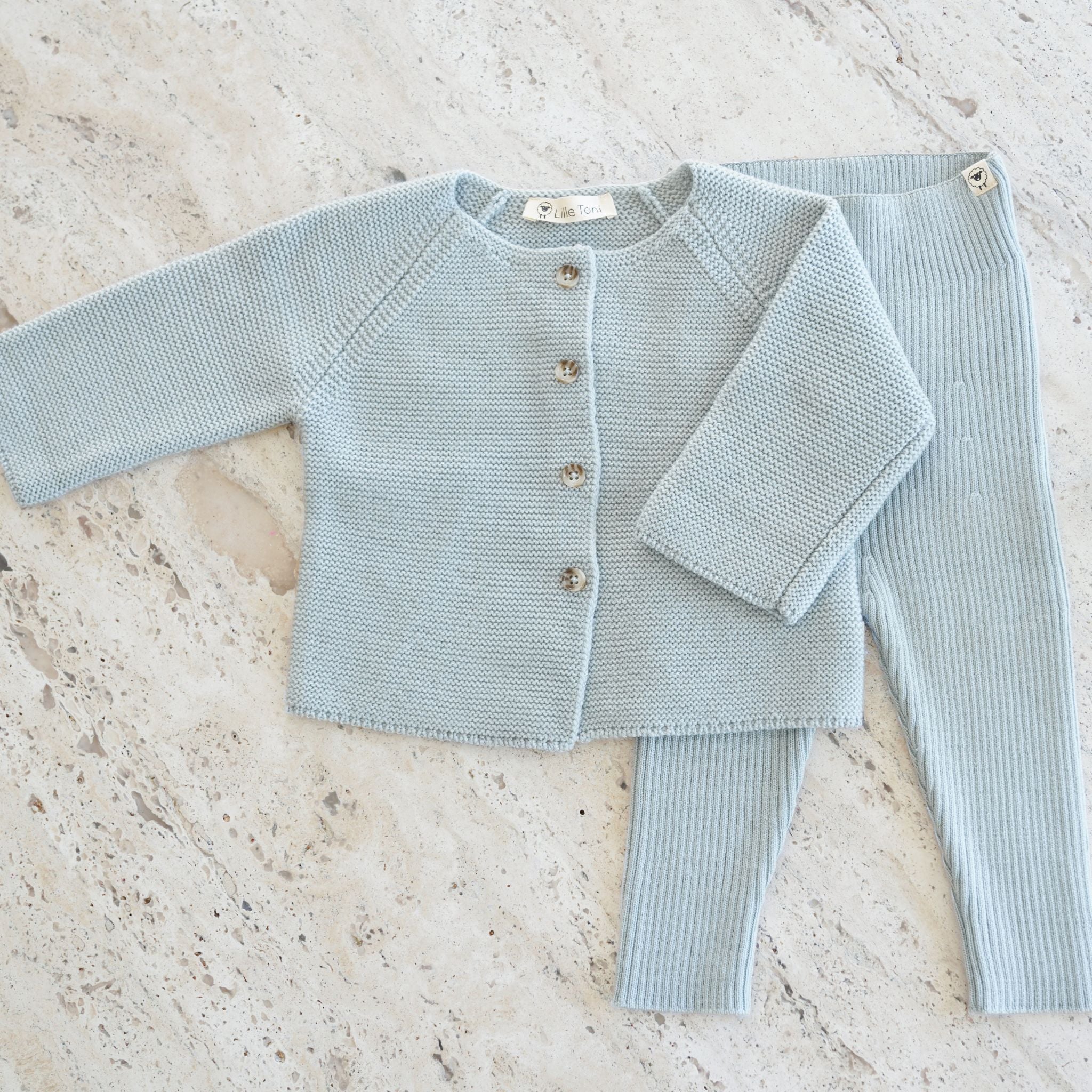 Cardigan Emil in dusty sage