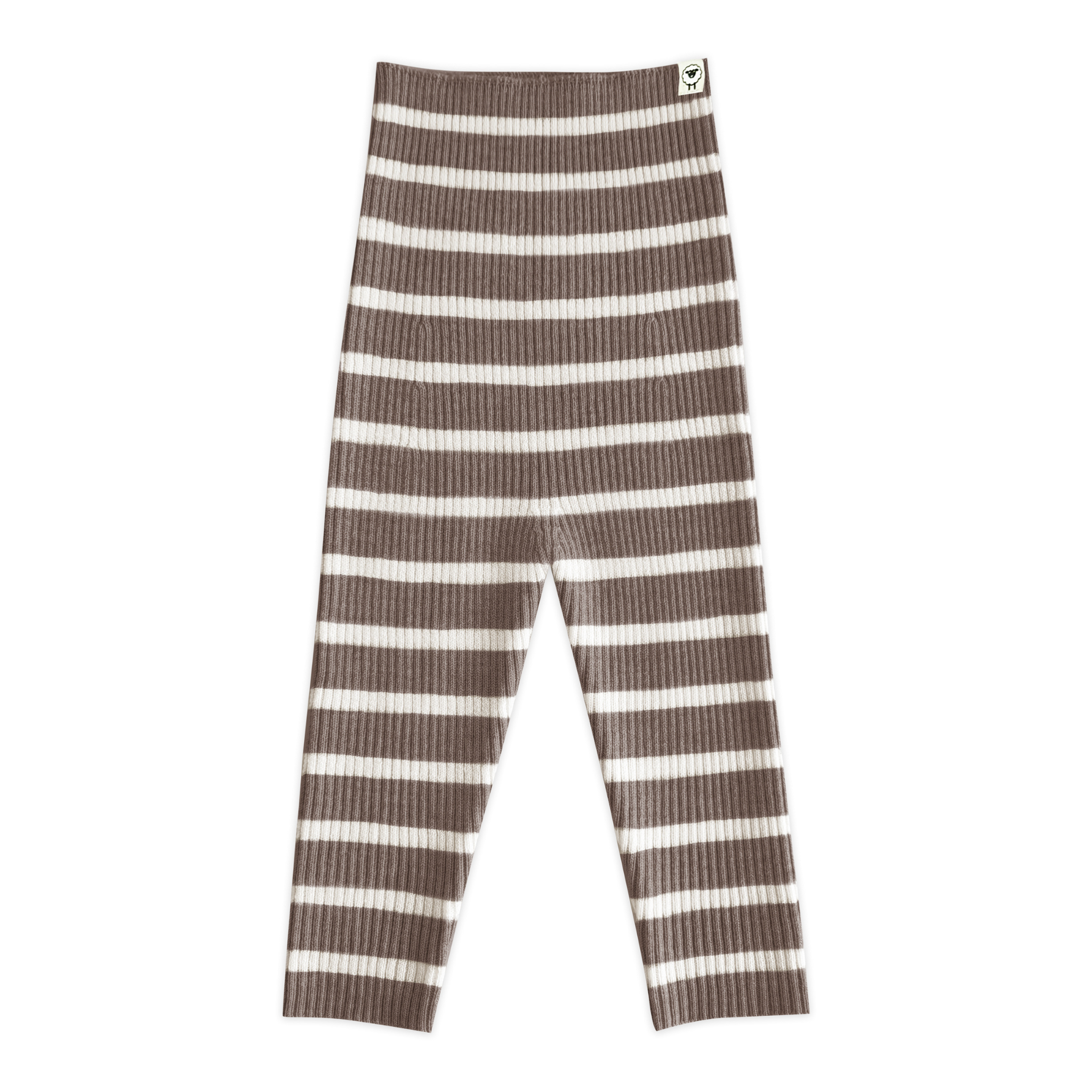 Leggings "Finn" in toffee creme gestreift