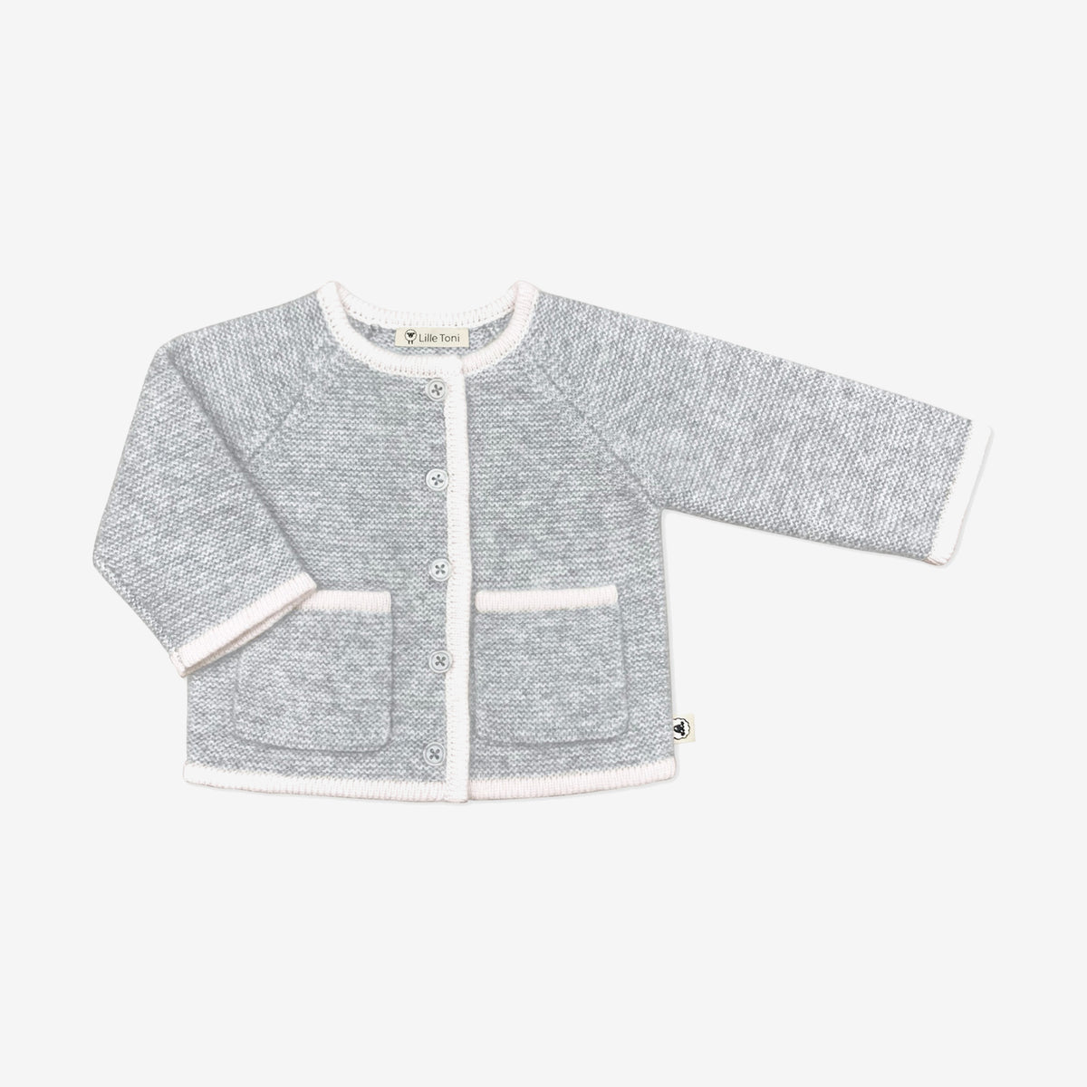 Cardigan Max in grau melange